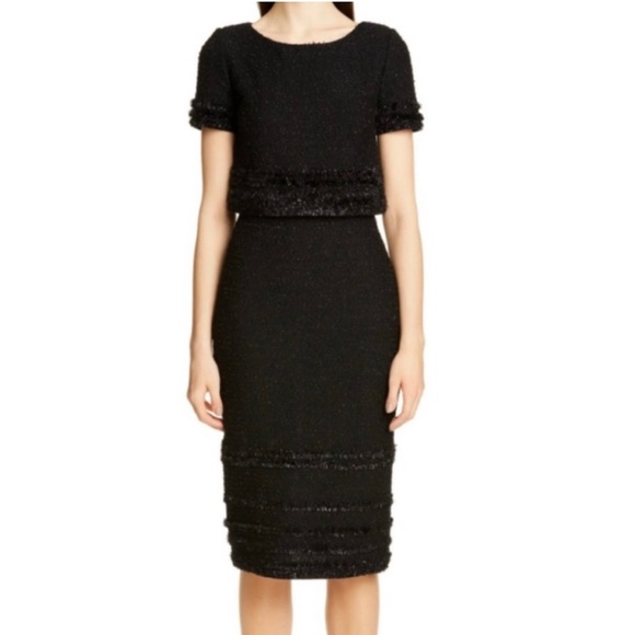 ST. JOHN NWT! Caviar Dress - Picture 1 of 11